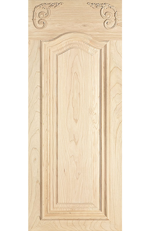 Hiland Wood Products Cabinet Door Custom Hand Carved 3