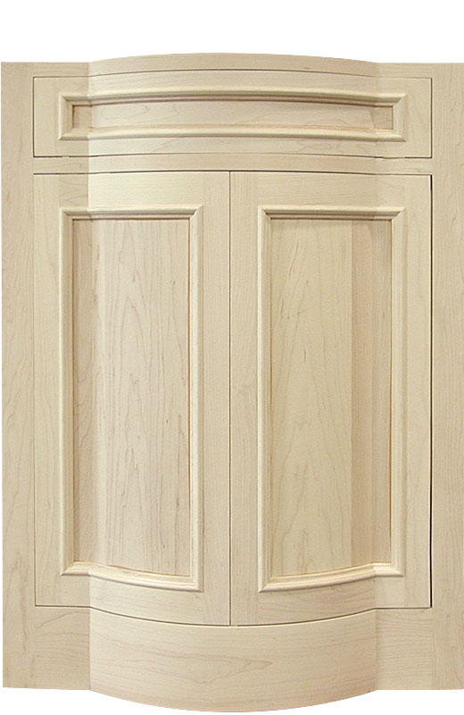 Hiland Wood Products Cabinet Door Custom Flat to Curved Door
