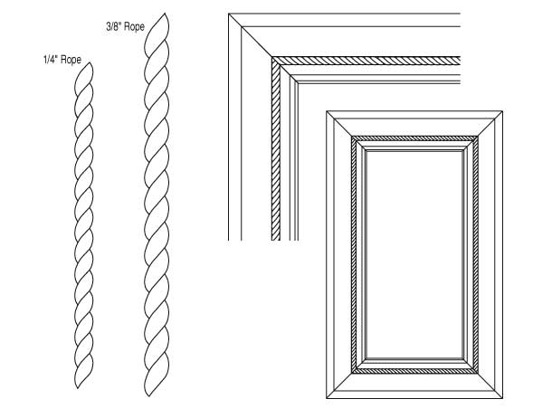 Door/Drawer Frames (Rope Miter)